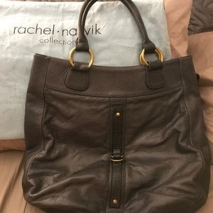 Rachel Nasvik Tabitha Tote, Grey leather